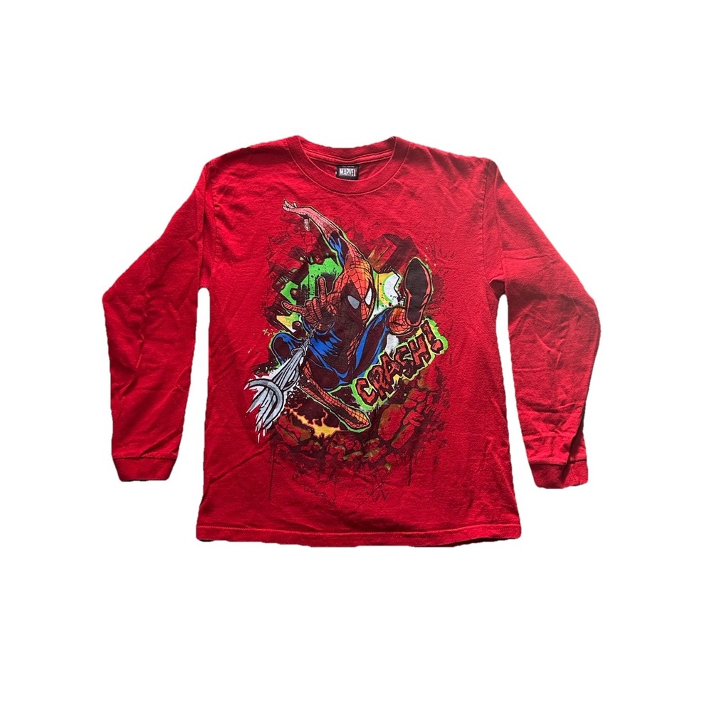 Y2K Mad Engine Marvel The Amazing Spiderman Kids Youth XL‎